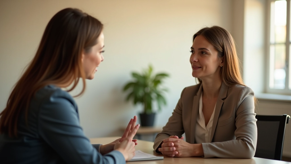 Nahaufnahme von zwei Personen im Gespräch, offene und authentische Körpersprache